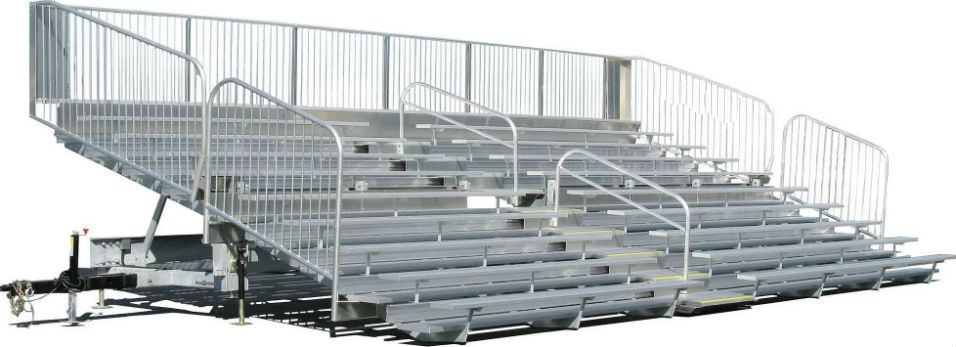 10 Row Mobile Bleacher