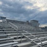 15 Row Mobile Bleacher Setup At Atlanta Speedway in Georgia