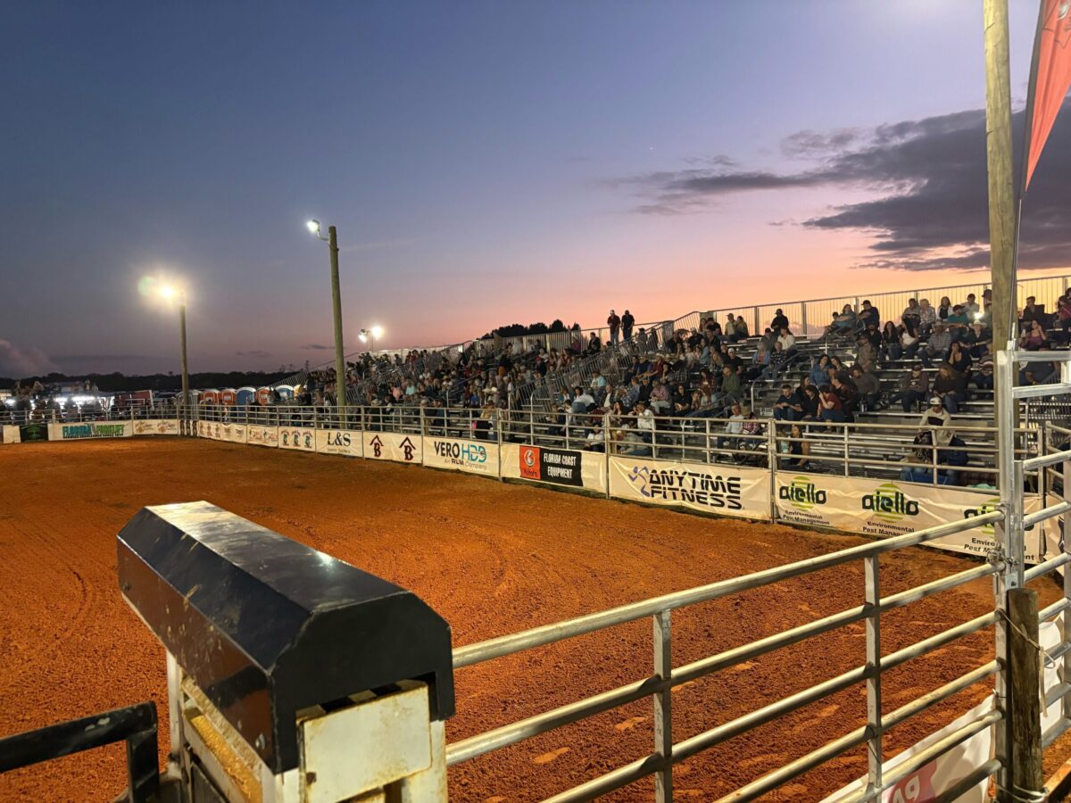 Mobile Bleachers at I-95 Shootout in Vero Beach Florida Mobile Bleachers at I-95 Shootout in Vero Beach Florida