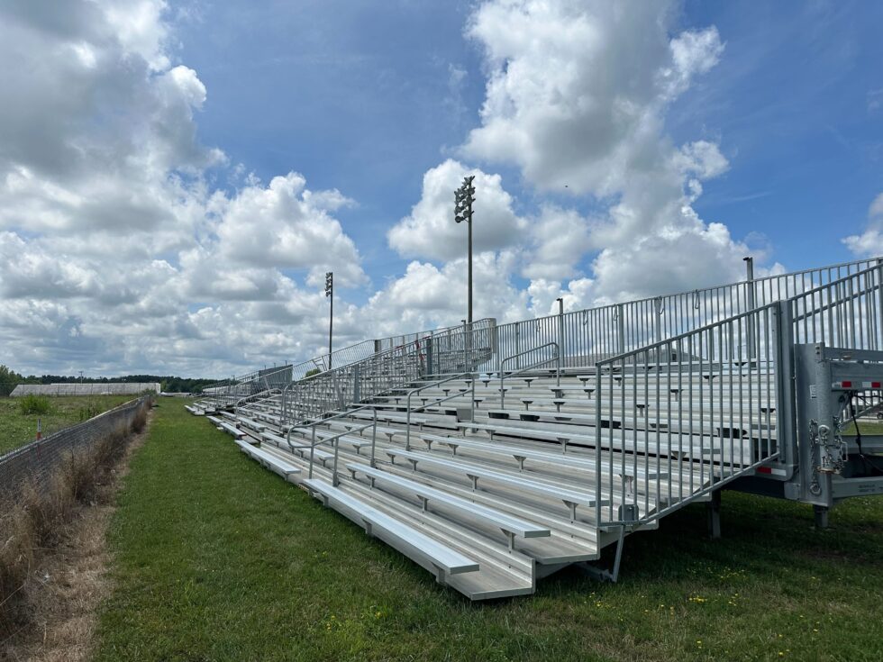 Mobile Bleachers help when planning how many seats you need