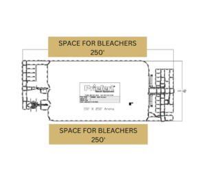 Rodeo arena sample layout