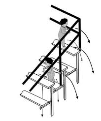 Gaps in bleachers allow falling hazards
