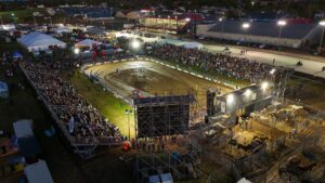Nova Scotia Stampede with mobile bleachers