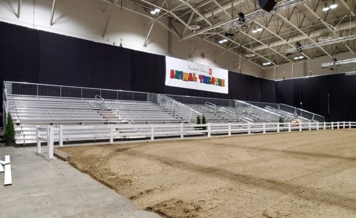 Open Bleachers at Event